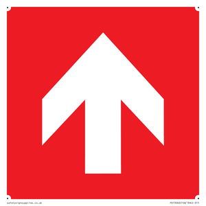 Up arrow (white on red background)